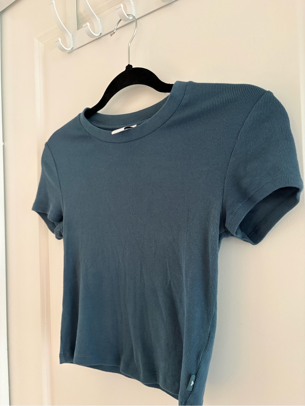 TNA Ribbed Tee - Slate Blue - Picture 2 of 3